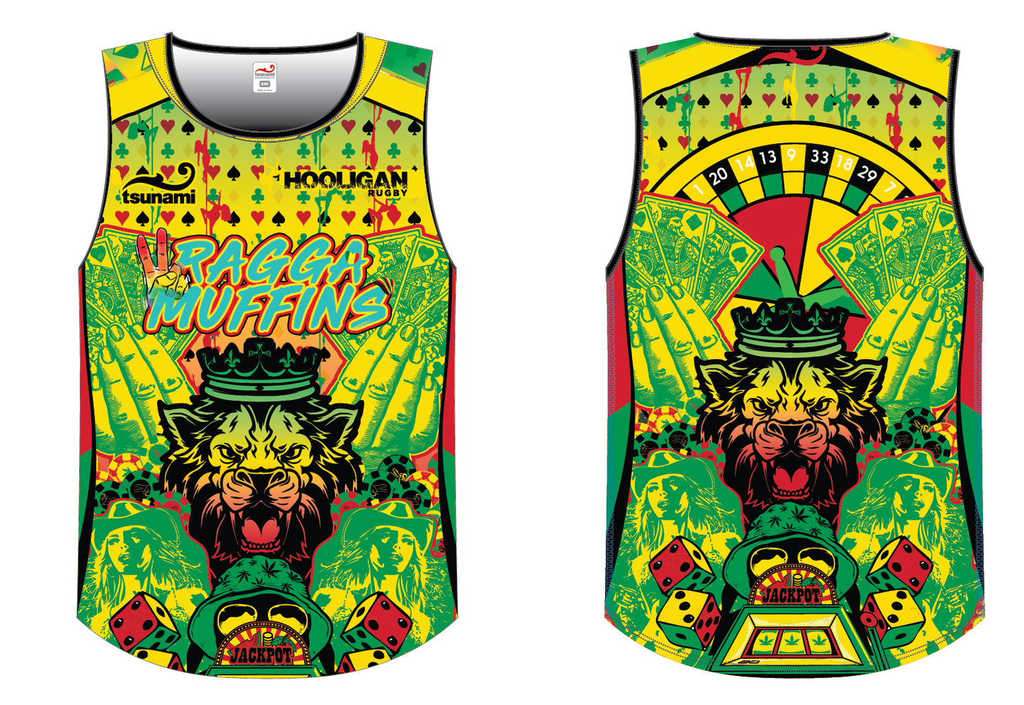 Ragga Muffins Performance Tank/Singlet *LIMITED QUANTITY*