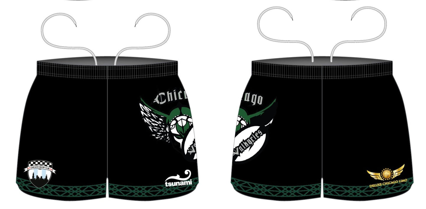 2024 Chicago Valkyries 5K Elite Rugby Shorts - No Pockets (Pre-Order)