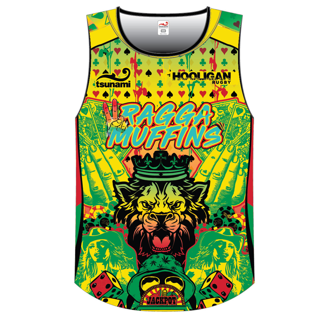 Ragga Muffins Performance Tank/Singlet *LIMITED QUANTITY*