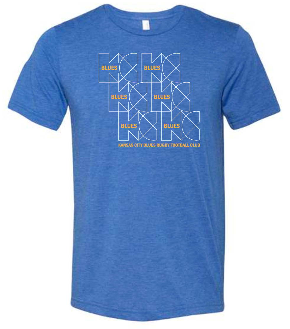 KC Blues - Triblend Cotton T-shirt 3